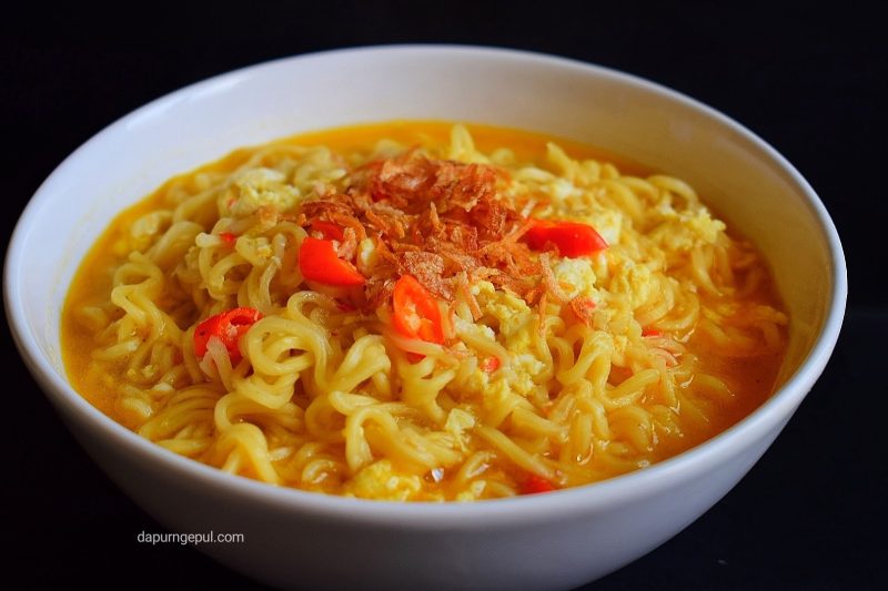 Mie Rebus + Ayam Suir